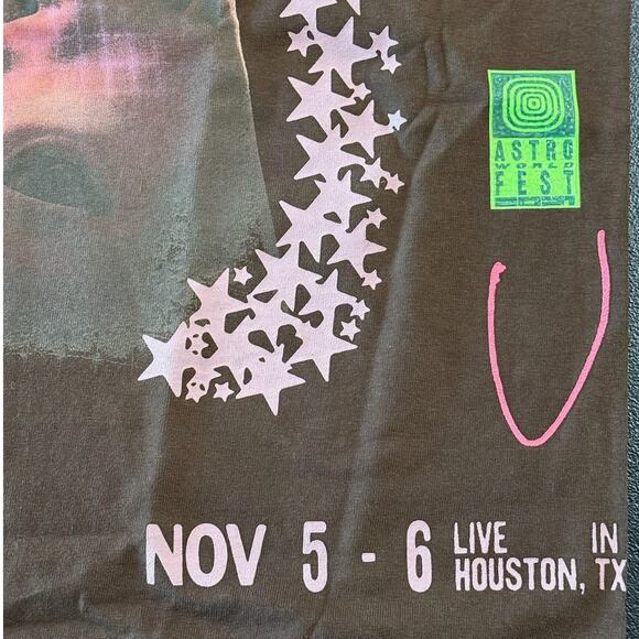 Cactus Jack by Travis Scott All Seeing Hand Astrofest 2021 Merch T-Shirt *SIZE M - Picture 3 of 5